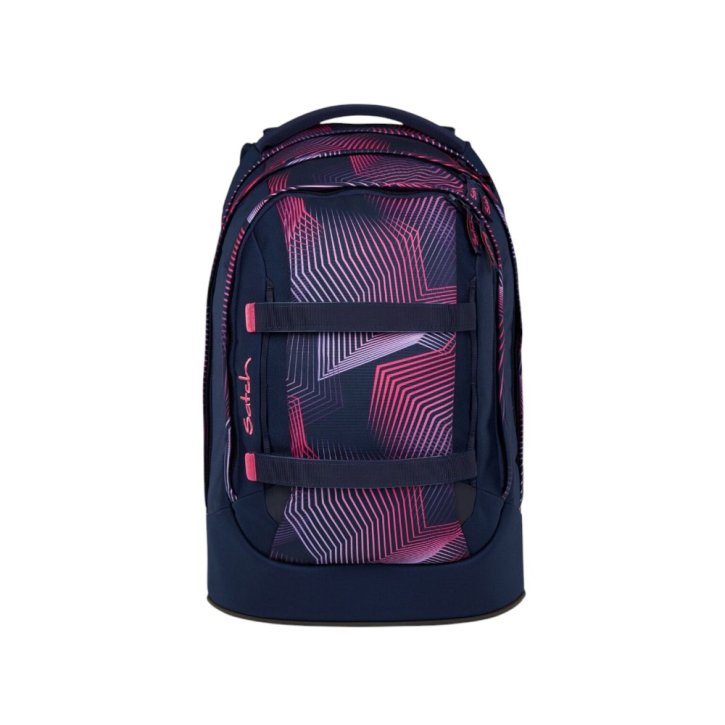 Satch Pack Schulrucksack seismic pink